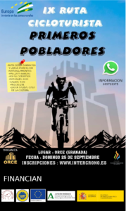 IX RUTA CICLOTURISTA PRIMEROS POBLADORES ORCE