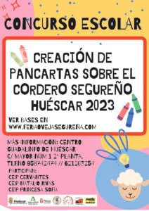 CREACIÓN DE PANCARTAS SOBRE EL CORDERO SEGUREÑO HUÉSCAR 2023