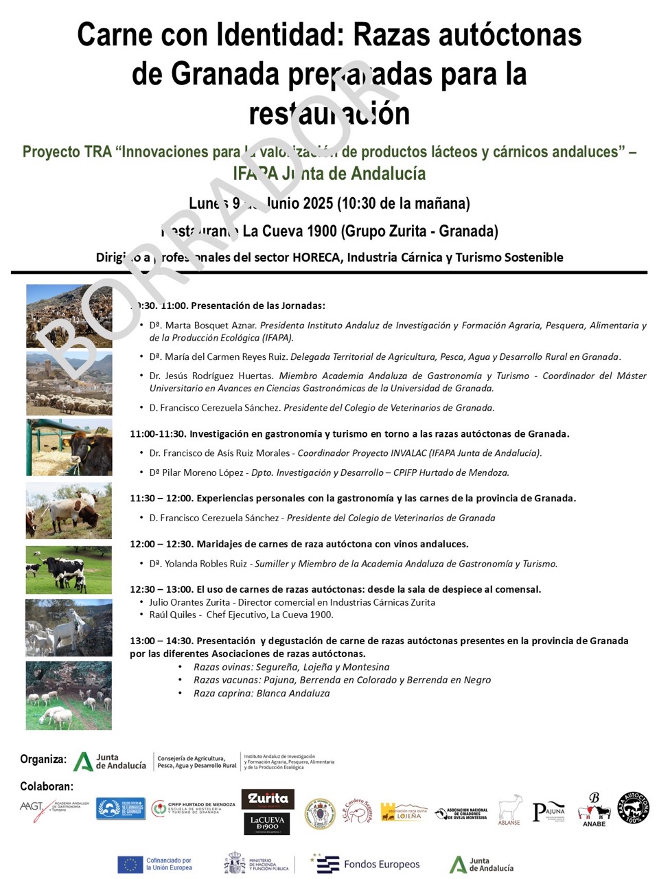 JORNADAS COMERCIALIZACIÓN PRODUCTOS CÁRNICOS