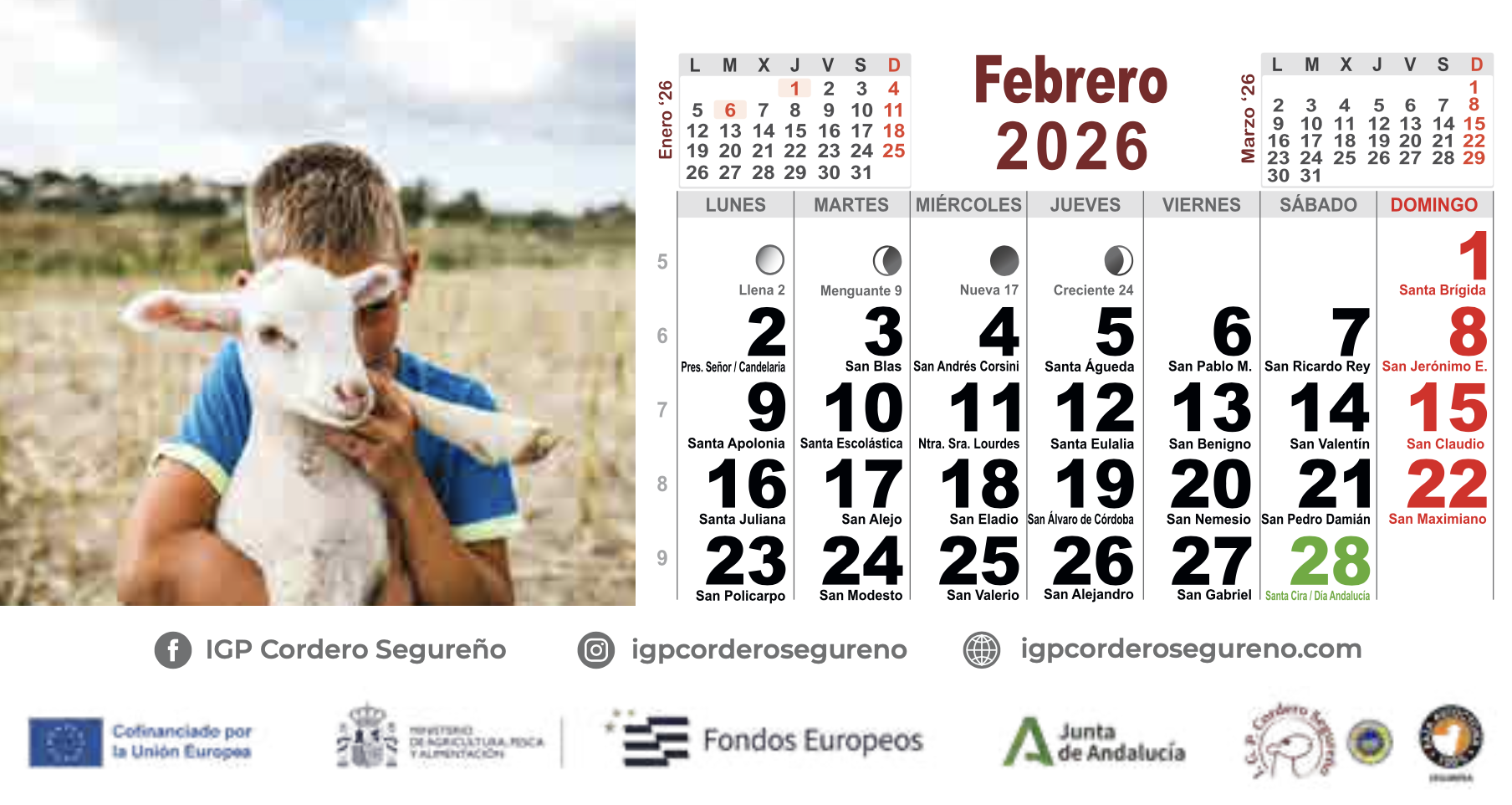 CALENDARIO 2026